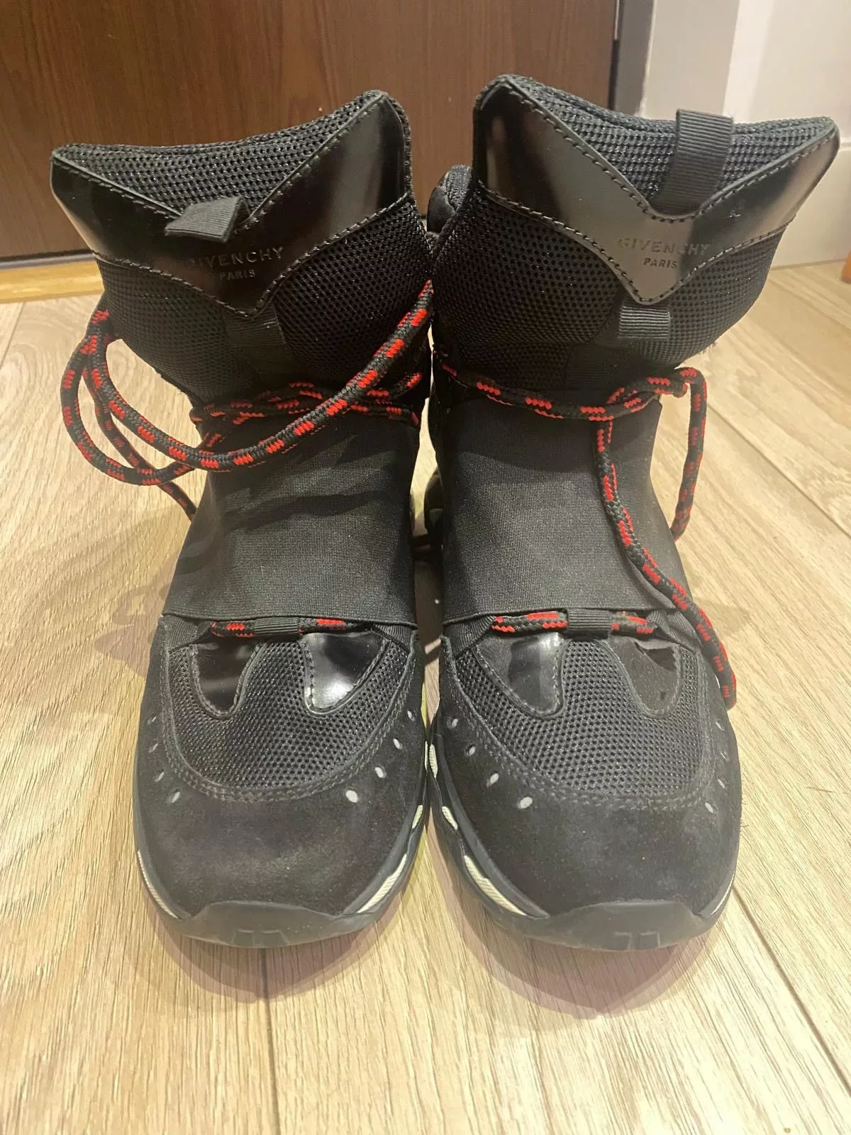 Givenchy Boots Givenchy Leather Hiking Boots Black