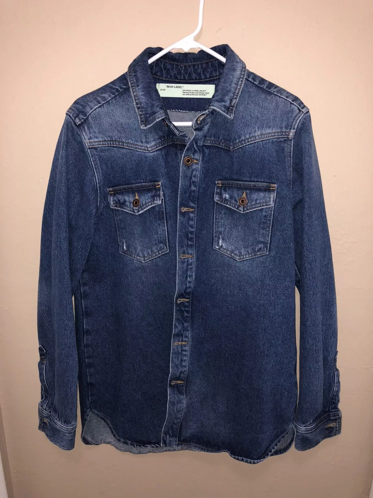 Off-White Denim Jackets Off-White Denim Jacket Blue
