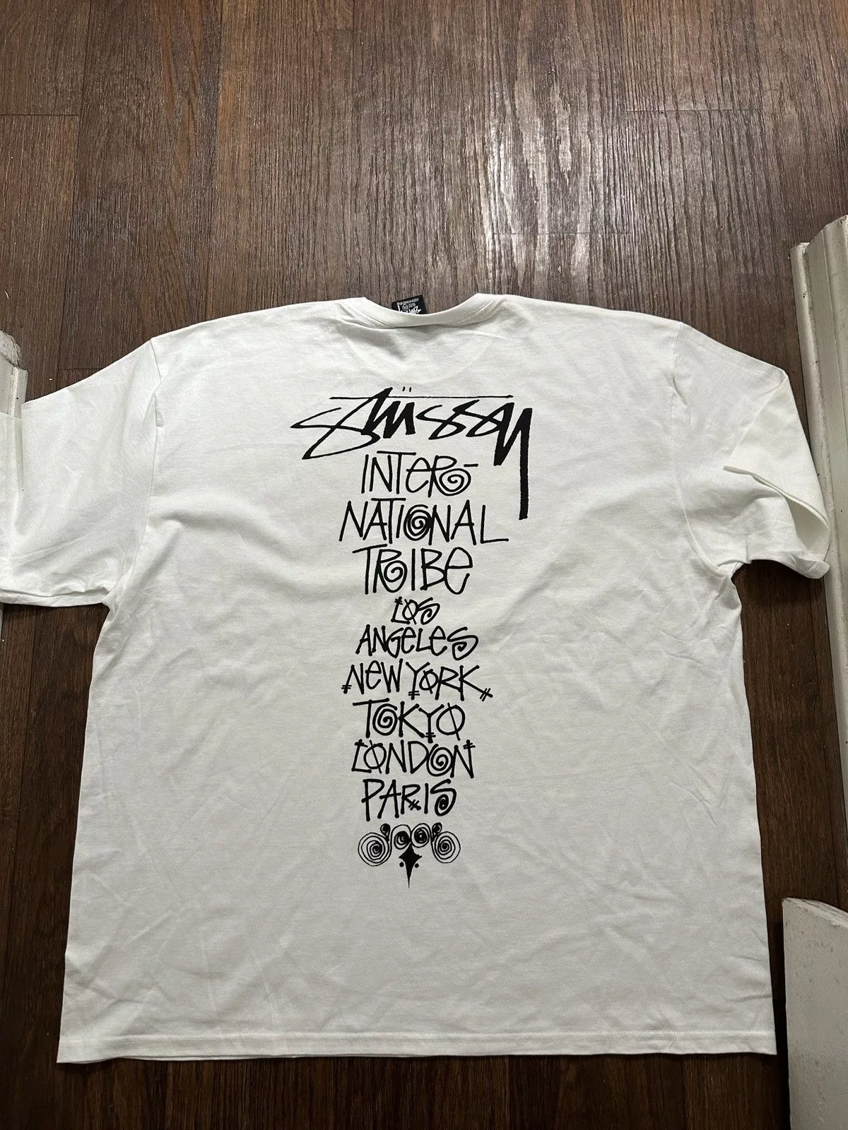 Stussy Short Sleeve T Shirts White Stussy international tribe shirt