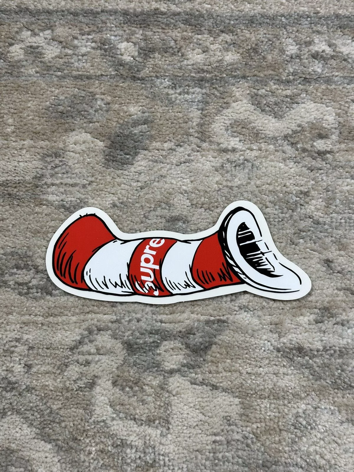 Supreme Supreme Supreme Cat In The Hat Sticker Multi