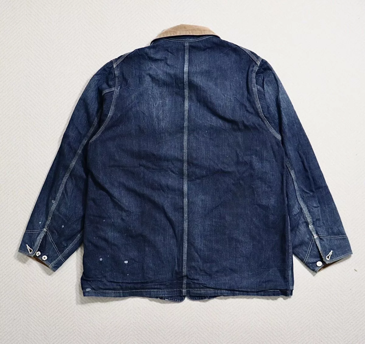 Visvim Light Jackets Visvim 20ss Spot Coverall Dry Denim Blue