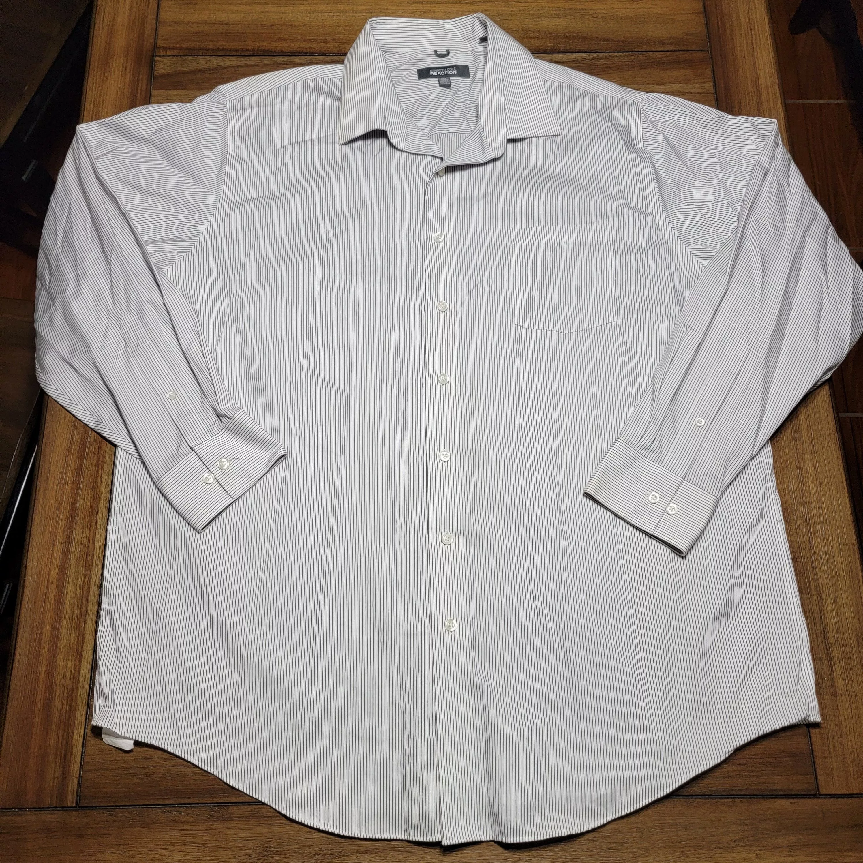 Kenneth Cole Shirts Button Ups Kenneth Cole Reaction Full Button LS - Size XXL Reg Fit Multi
