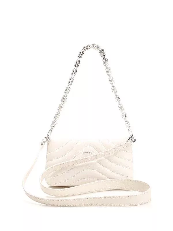 Givenchy Shoulder Bags Givenchy o1srvl11e0724 Size: OS / Soft' Small Shoulder Bag in White