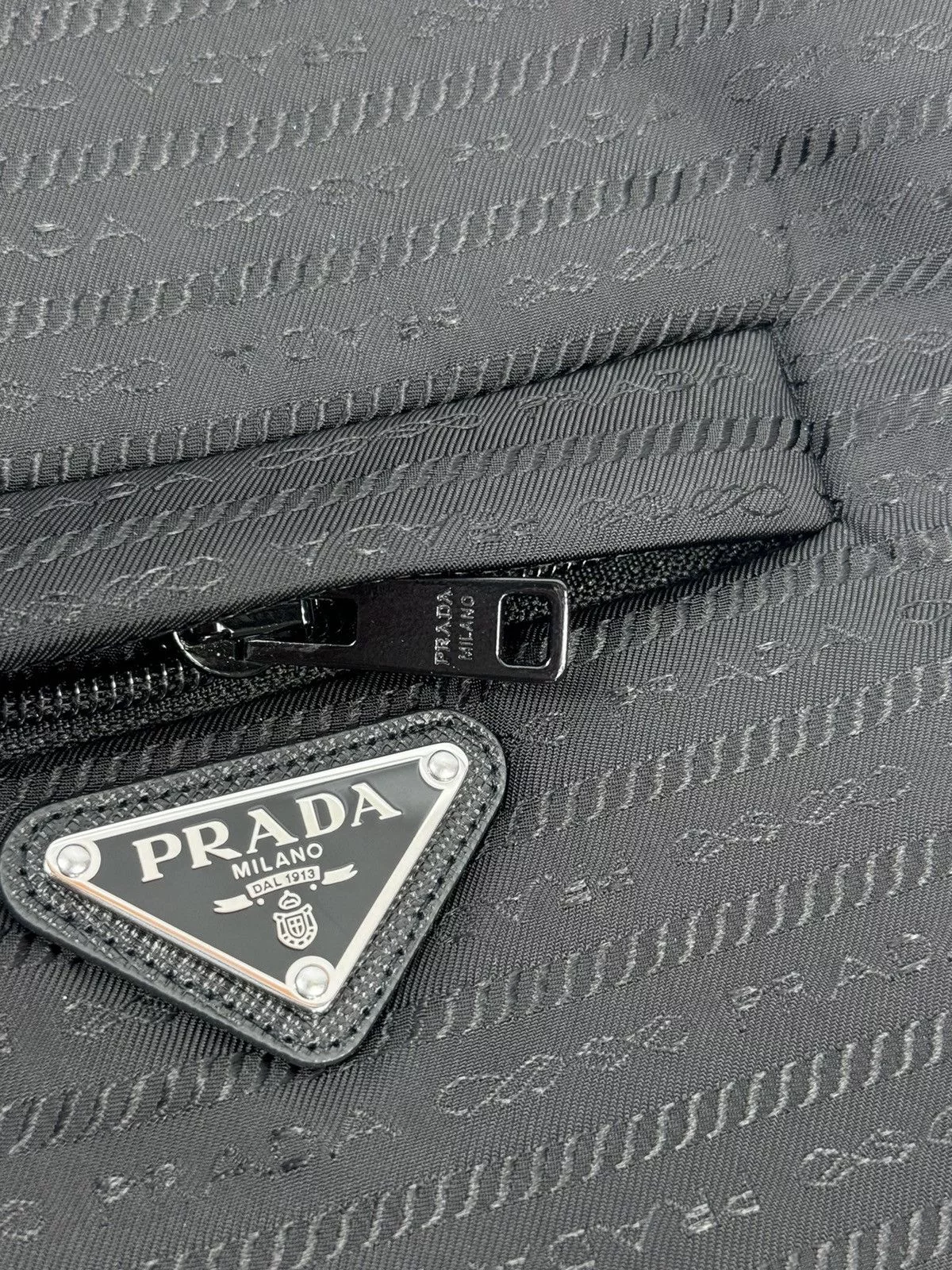 Prada Vests Prada LOGO PRINT VEST Black