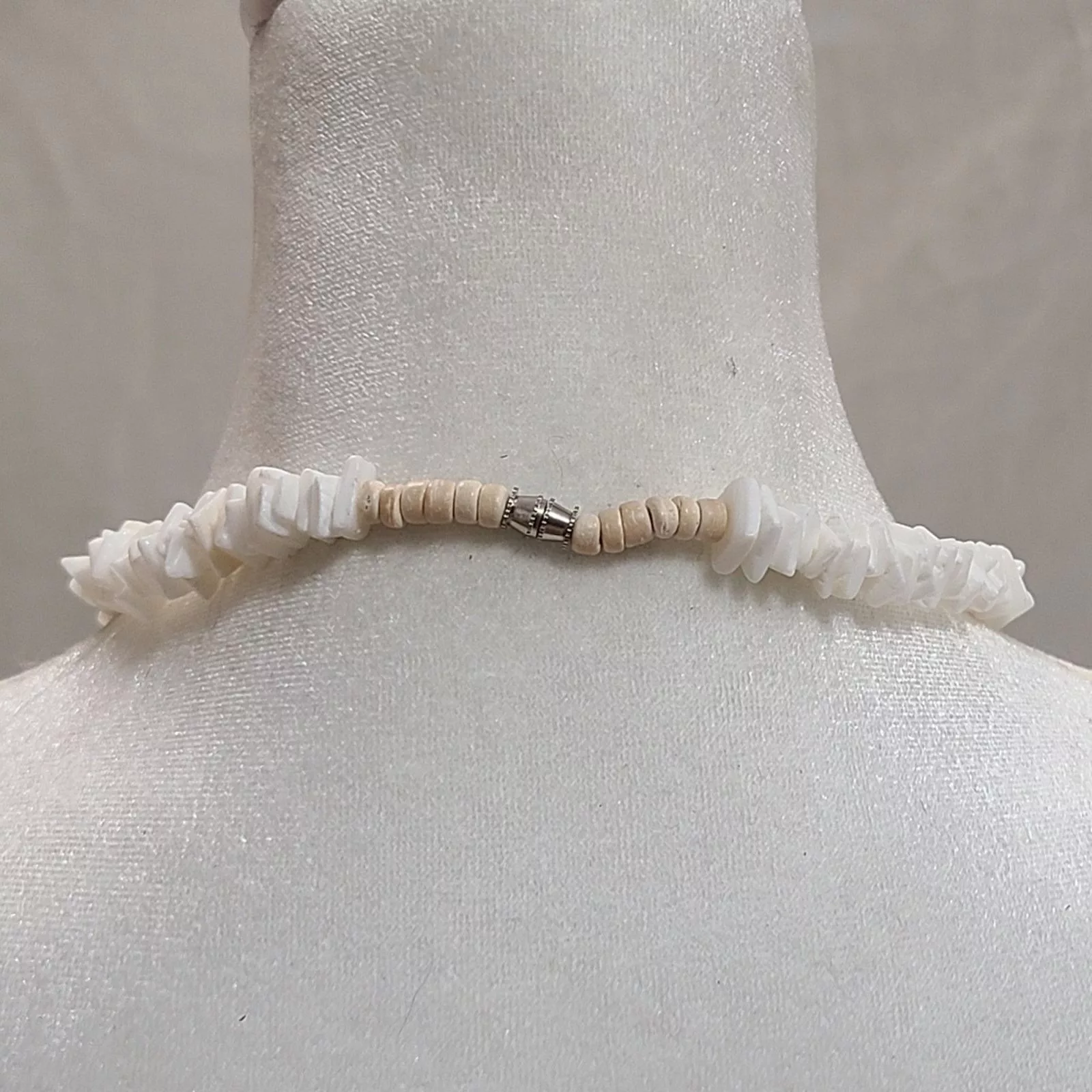 Vintage Necklaces Vintage Puka Shell Necklace White