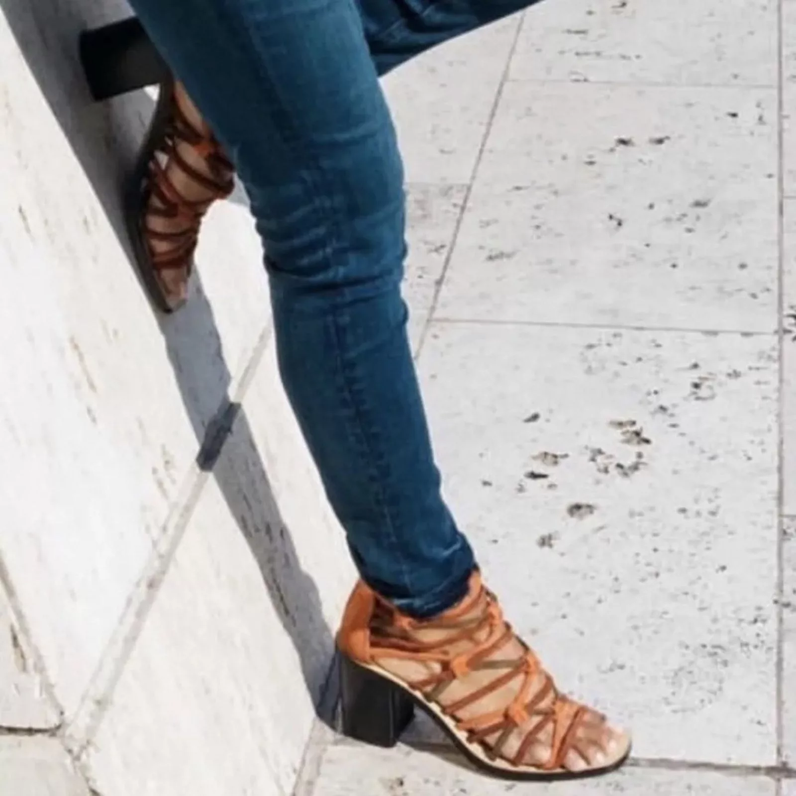 Rag & Bone Heels RAG & BONE Camille Sandal in Terracotta NIB- Size 6 Orange