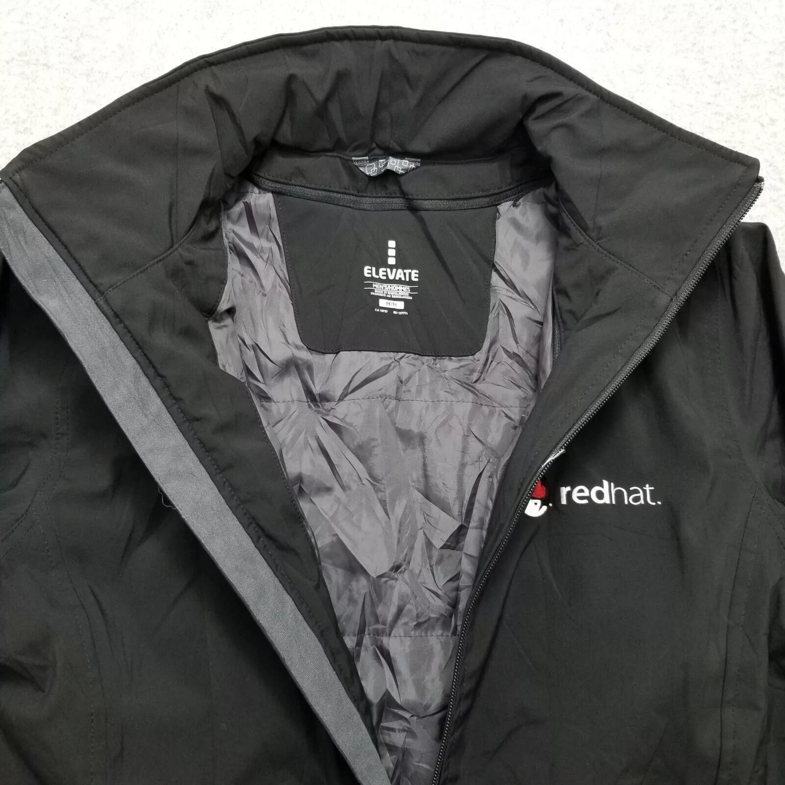 Other Light Jackets Other Elevate Jacket Men Medium Pockets Full Zip Windbreaker Black