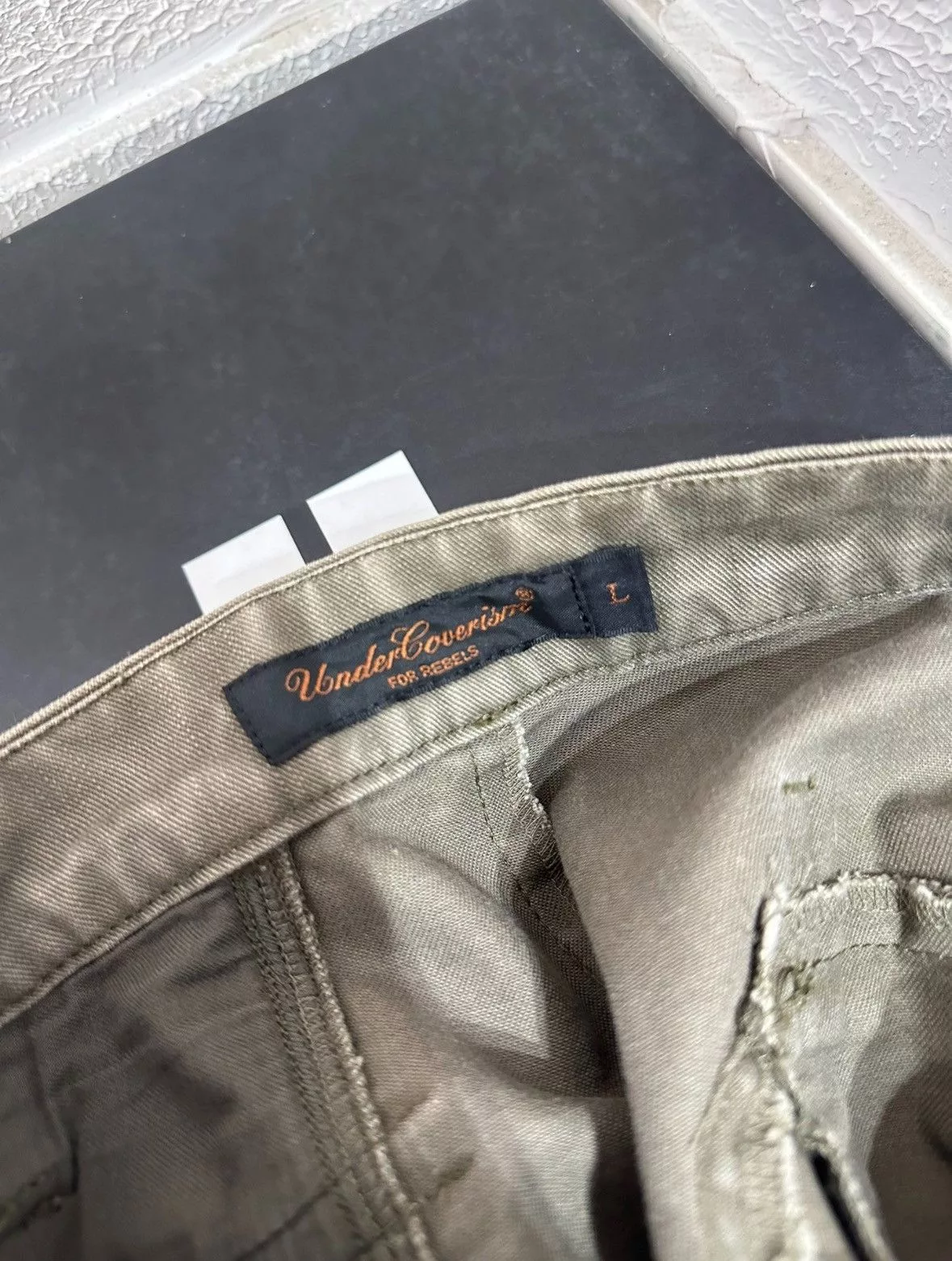 Undercover Casual Pants Undercover aw04 sample jeans Brown