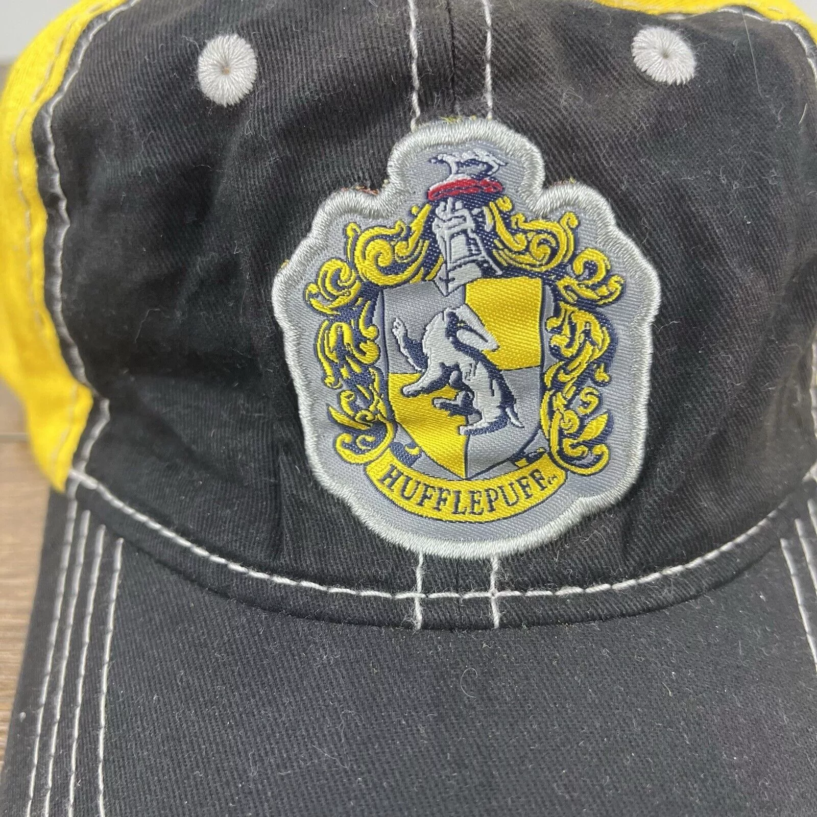 Other Hats Other Hufflepuff Hat Harry Potter Snapback Hat Black Hat Adjustabl