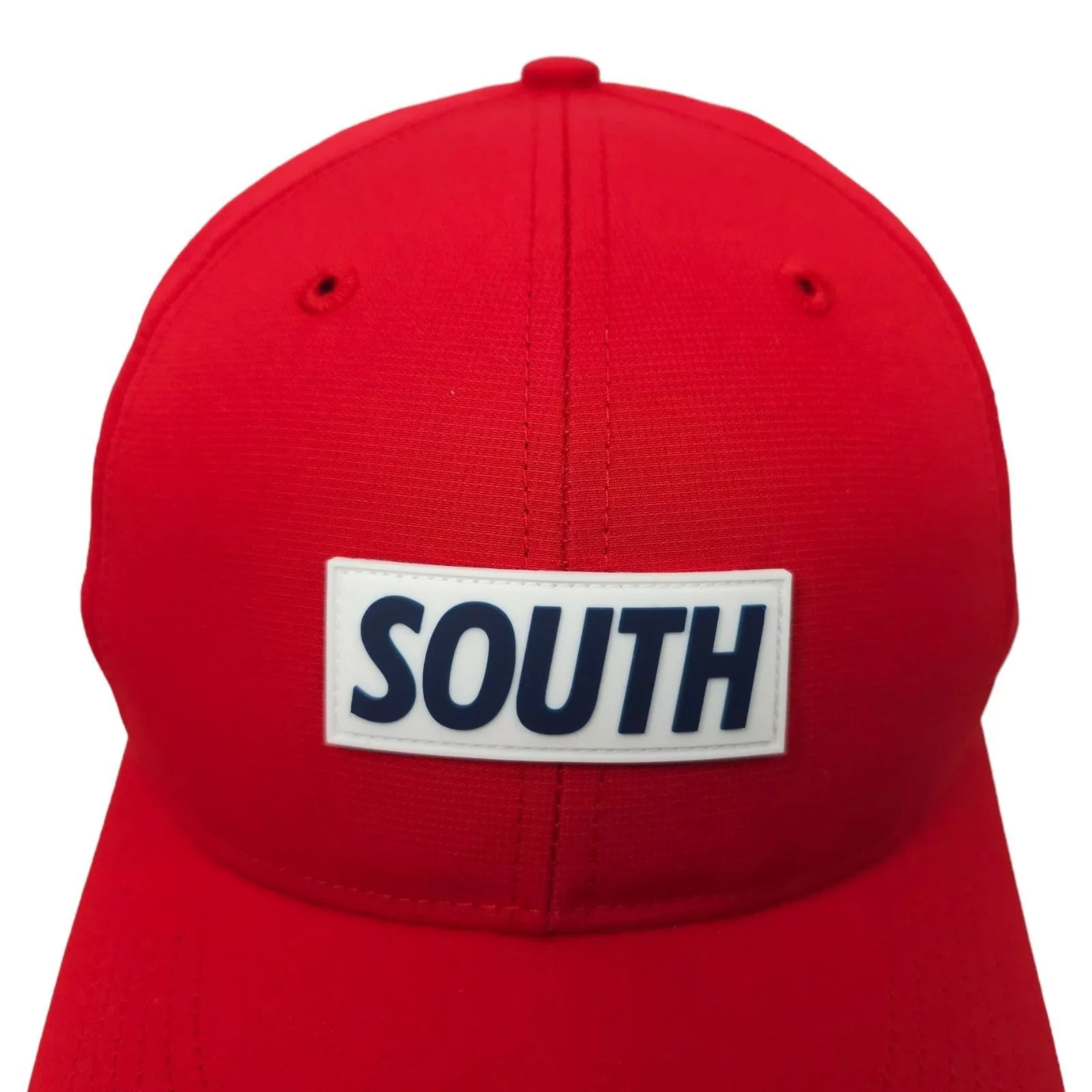 Richardson Hats Richardson South Rubber Patch Performance Strapback Cap Red