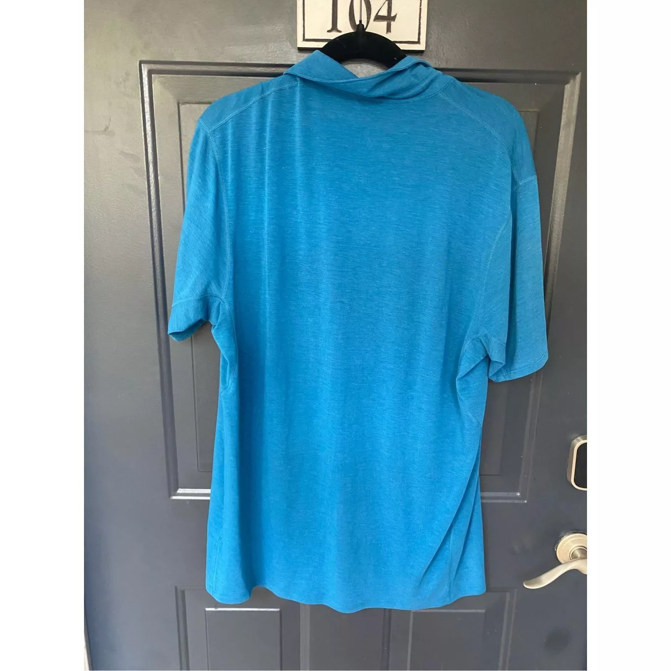 Patagonia Polos Patagonia SOFT Blue Polo Pullover Shirt, Size Large