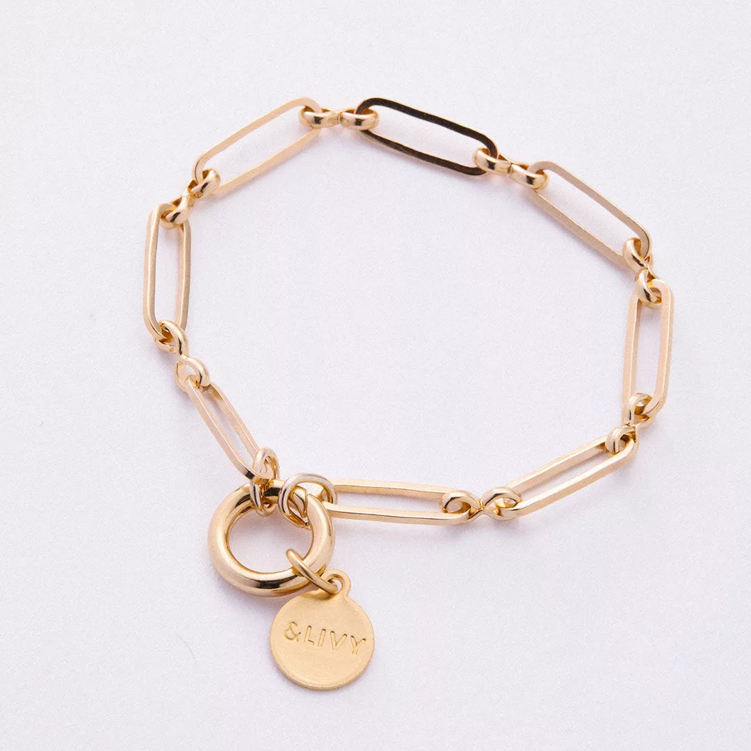 Paperclip Intention Chain Bracelet