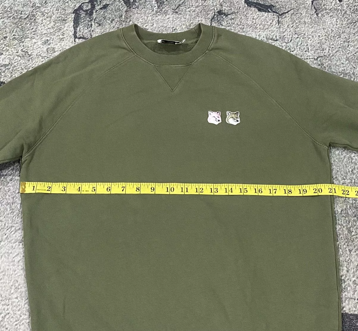 Maison Kitsune Sweatshirts Hoodies MAISON KITSUNE PARIS SWEATSHIRT NICE DESIGN Green