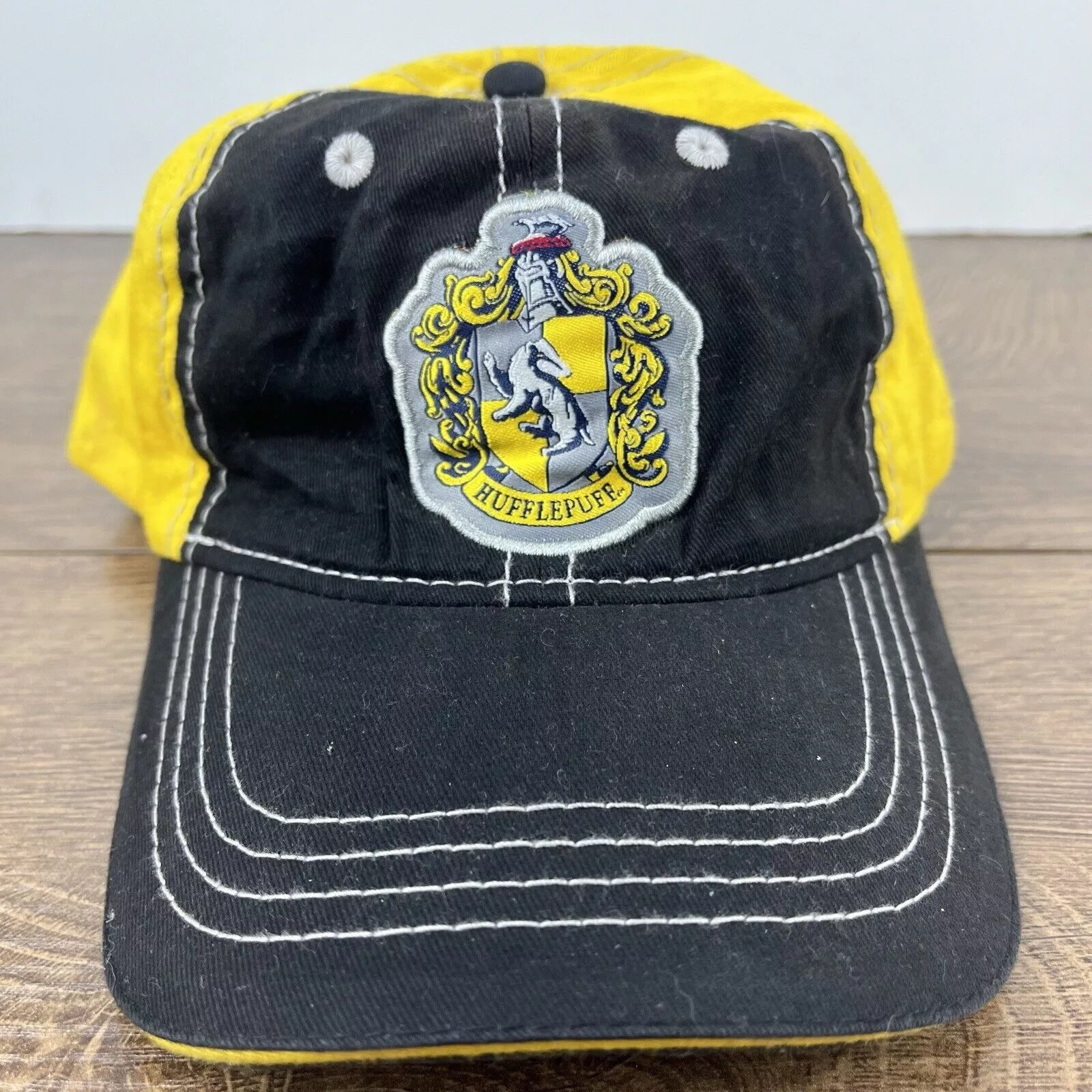 Other Hats Other Hufflepuff Hat Harry Potter Snapback Hat Black Hat Adjustabl