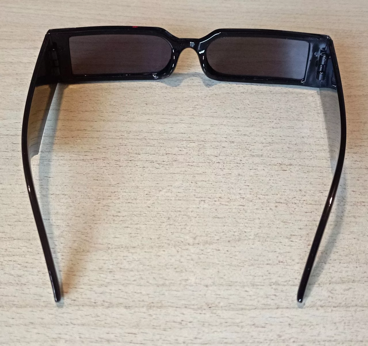 Vintage Sunglasses Vintage Punk Aviator Mirror Rectangle Sunglasses Unique Rave Eyewear Black