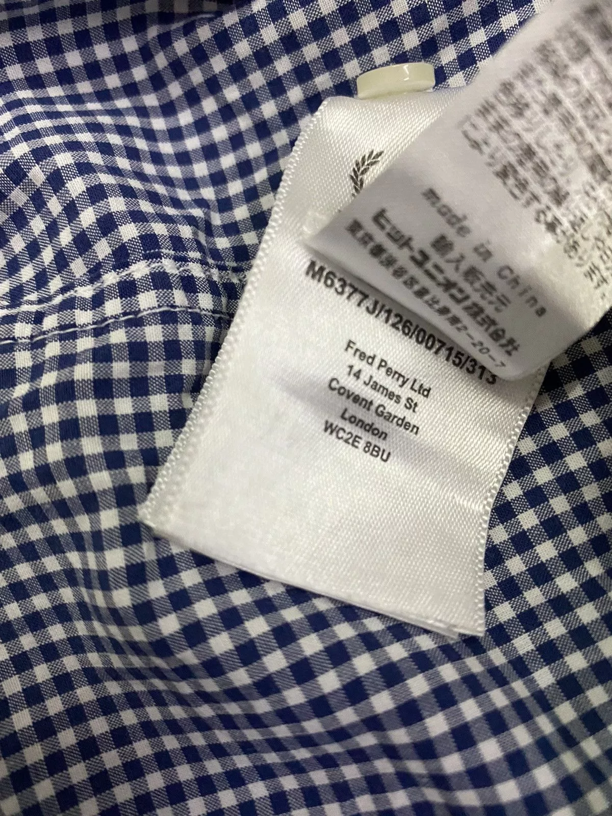 Fred Perry Shirts Button Ups Fred Perry Button Shirt Blue