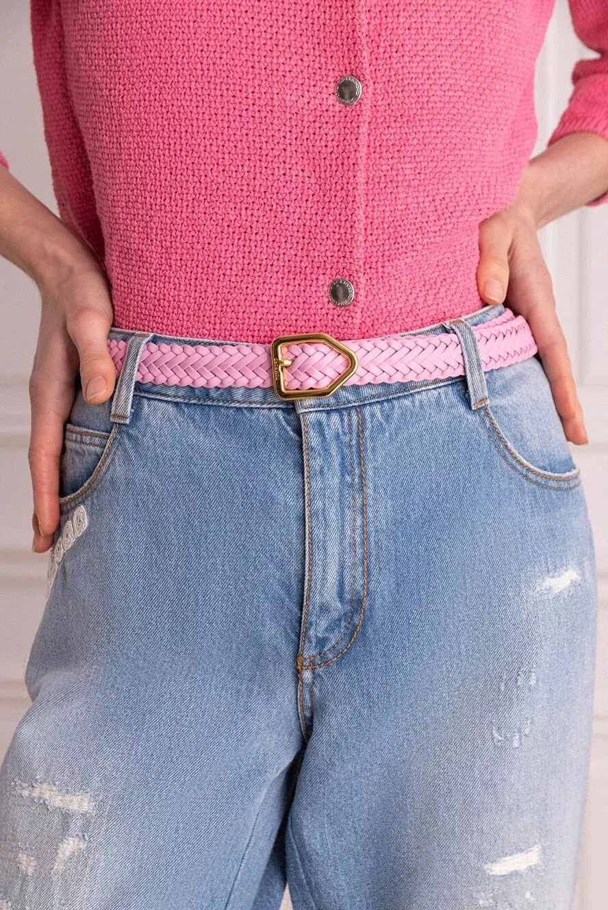 Tom Ford Belts Tom Ford o1loc1c0724 TB261T Size: 105 / Leather Belt in Pink
