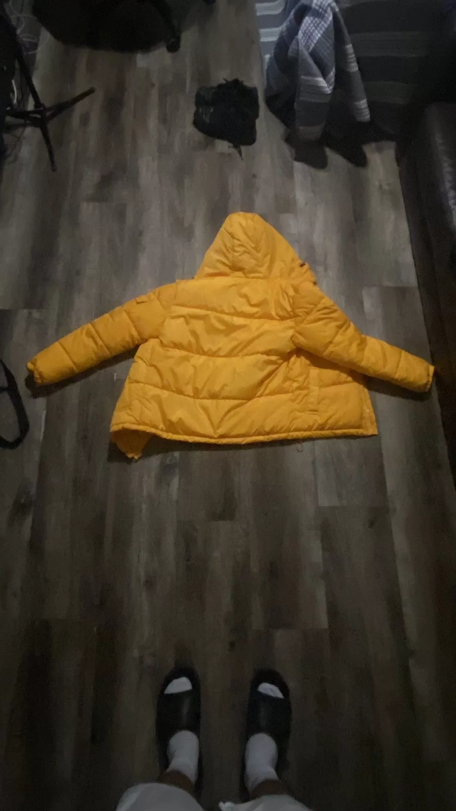 Forever 21 Raincoats Yellow Forever 21 Puffer