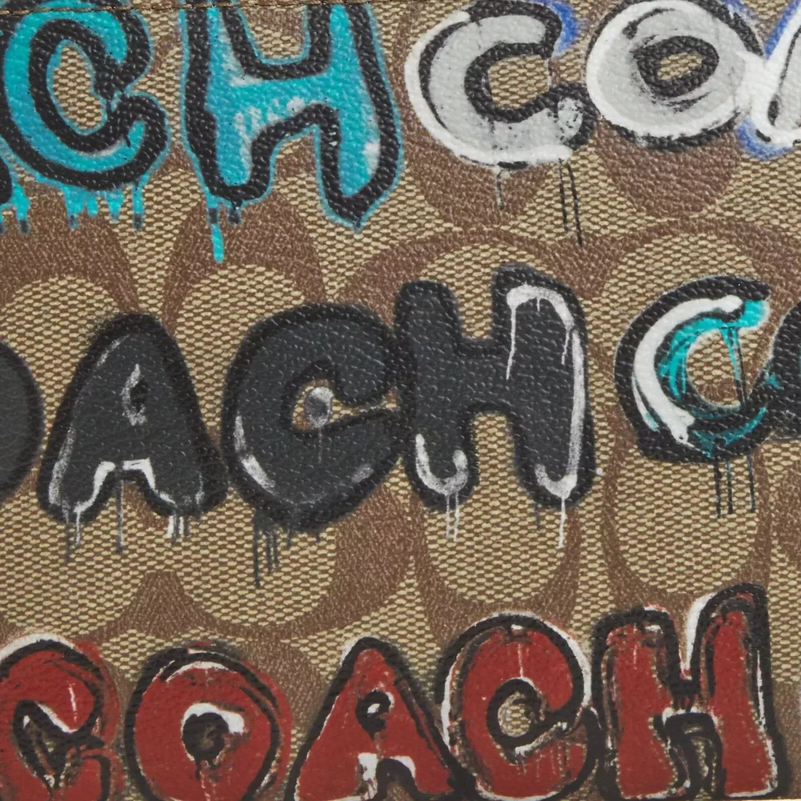 Coach Other Coach Limited Edition Mint + Serf Long Zip Around Wallet Multi