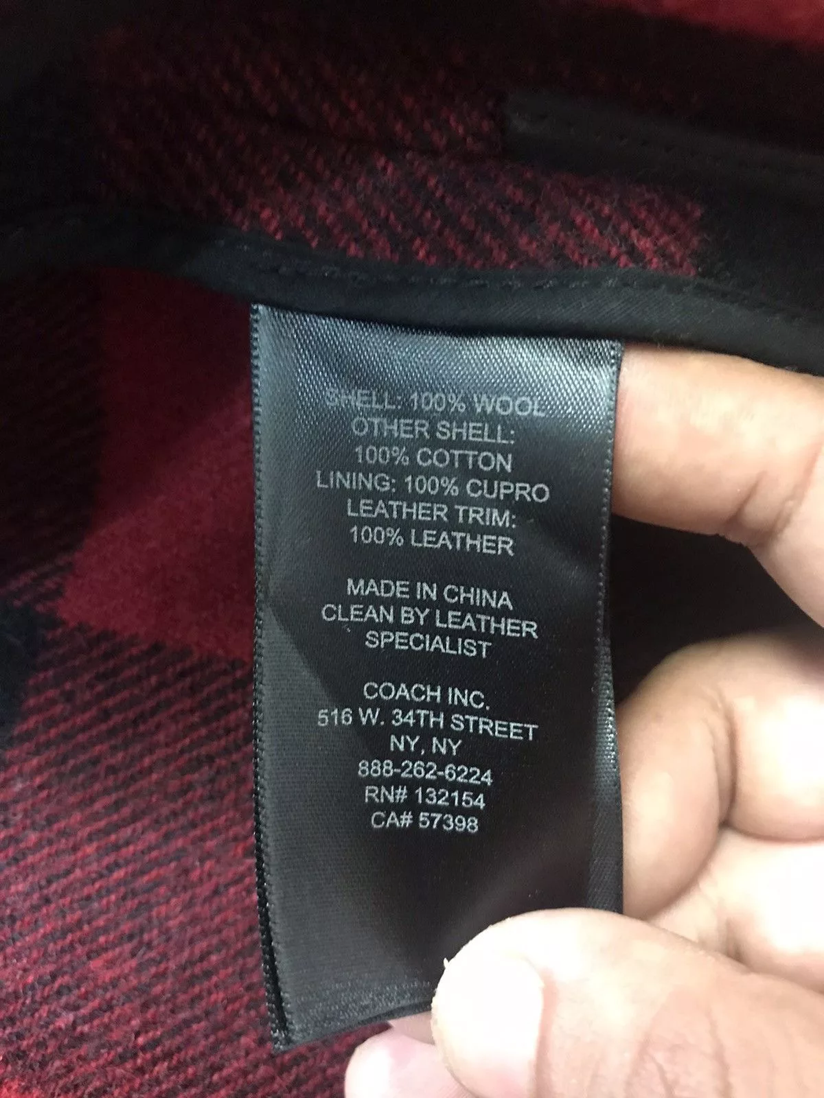 Coach Light Jackets Coach MultiPocket Wool Button Jacket