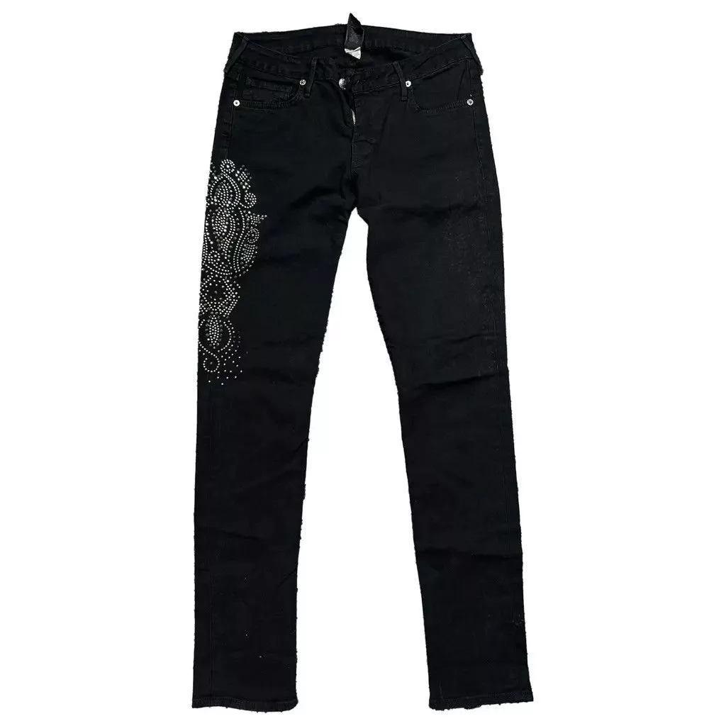 True Religion Jeans Black Size 30