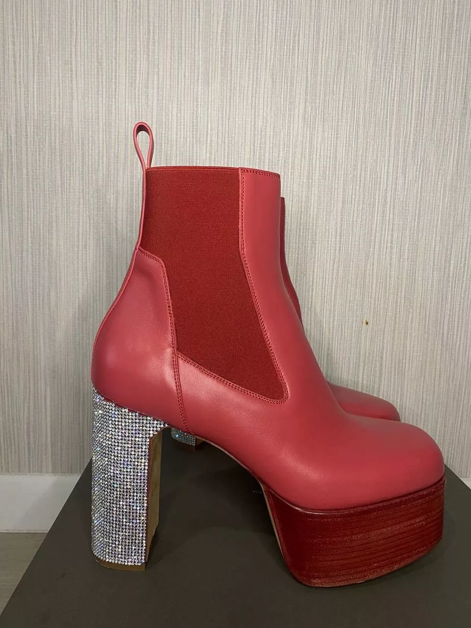 Rick Owens Boots rick owens heels Red