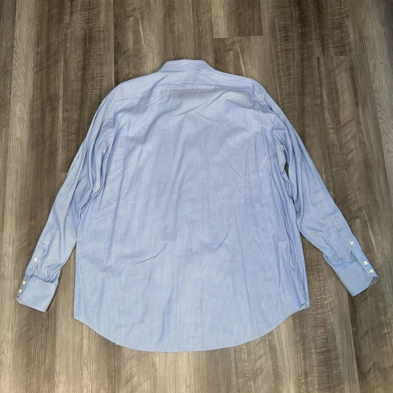 Thomas Dean Shirts Button Ups Thomas Dean Shirtmaker’s Cloth Long Sleeve - 2XLT Blue
