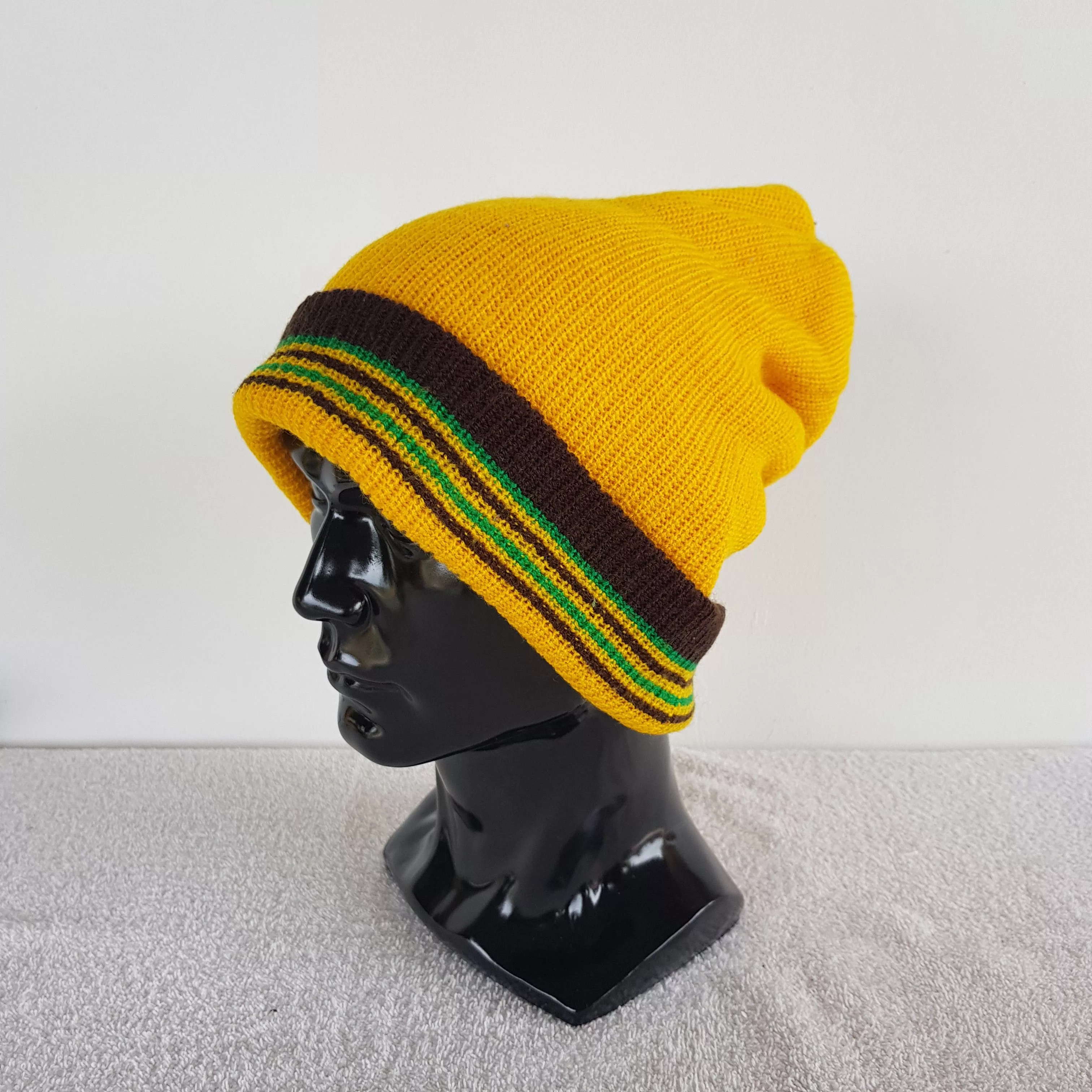 Japanese Brand Hats Japanese Brand × Vintage Unknown Beanie Raggae Snow Cap Japanese Raggae Hats Multi