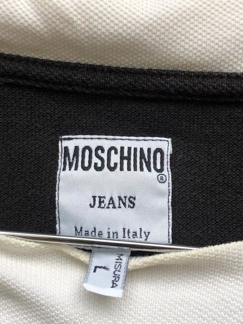 Moschino Short Sleeve T Shirts Moschino Jeans Logo Tee Black