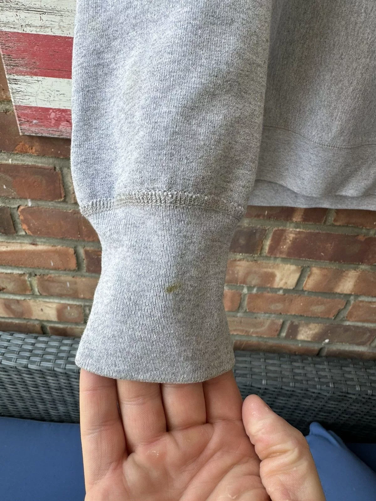Supreme Light Jackets Supreme Box Logo Crewneck Gray