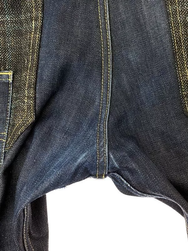 Junya Watanabe Denim Back Pocket Design Pants Indigo Purple