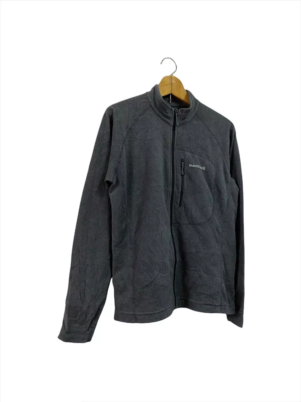 Montbell Light Jackets Vintage 90s Montbell Fleece Jacket Gray