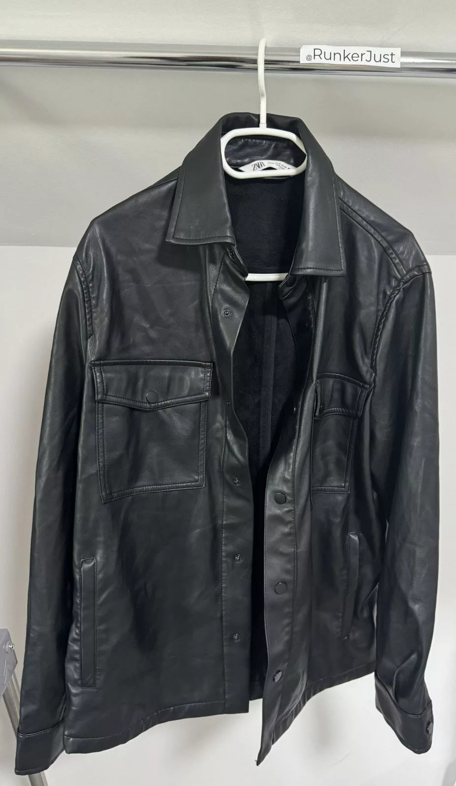 Zara Leather Jackets Zara - Leather Jacket Black