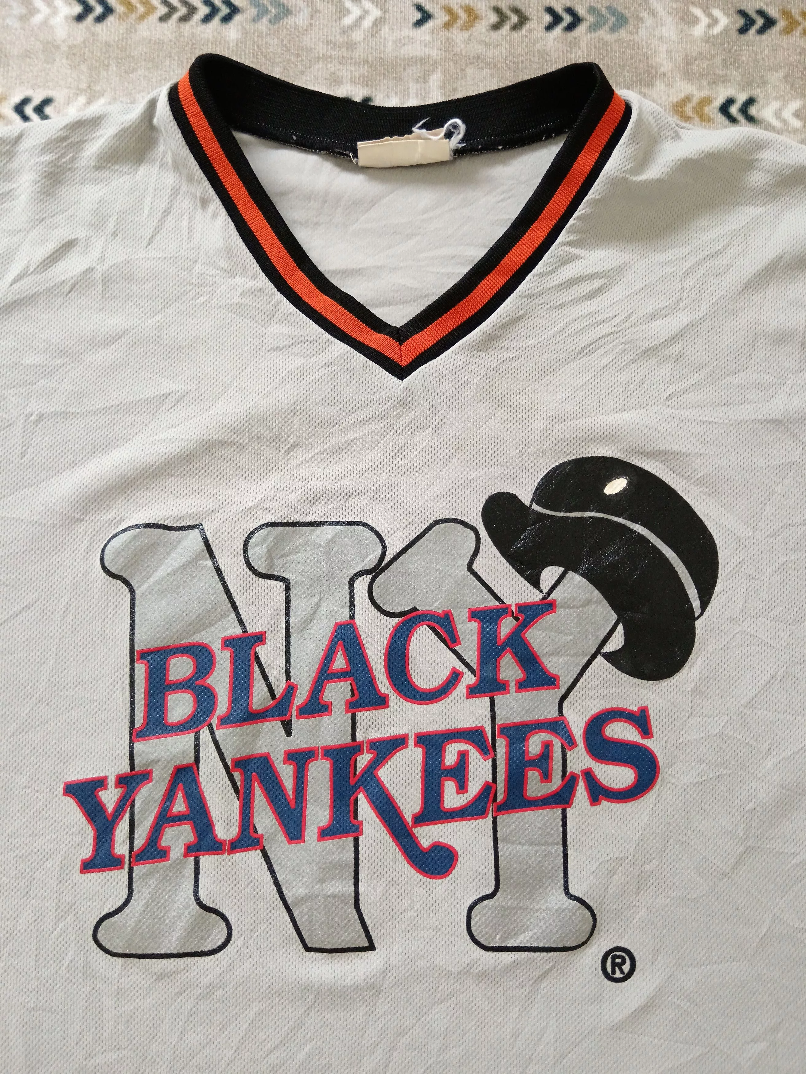 MLB Jerseys MLB × New York Yankees × Vintage New York BLACK YANKEES Jersey sz M Gray