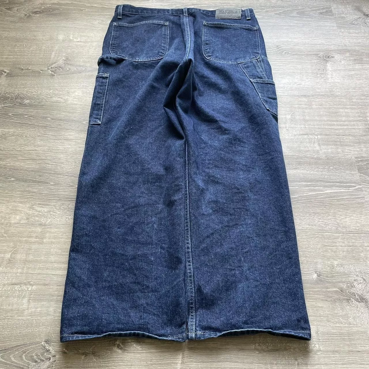 Nautica Denim Nautica × Vintage Vintage Y2K Blue Nautica Carpenter Baggy Wide Jeans Streetwear