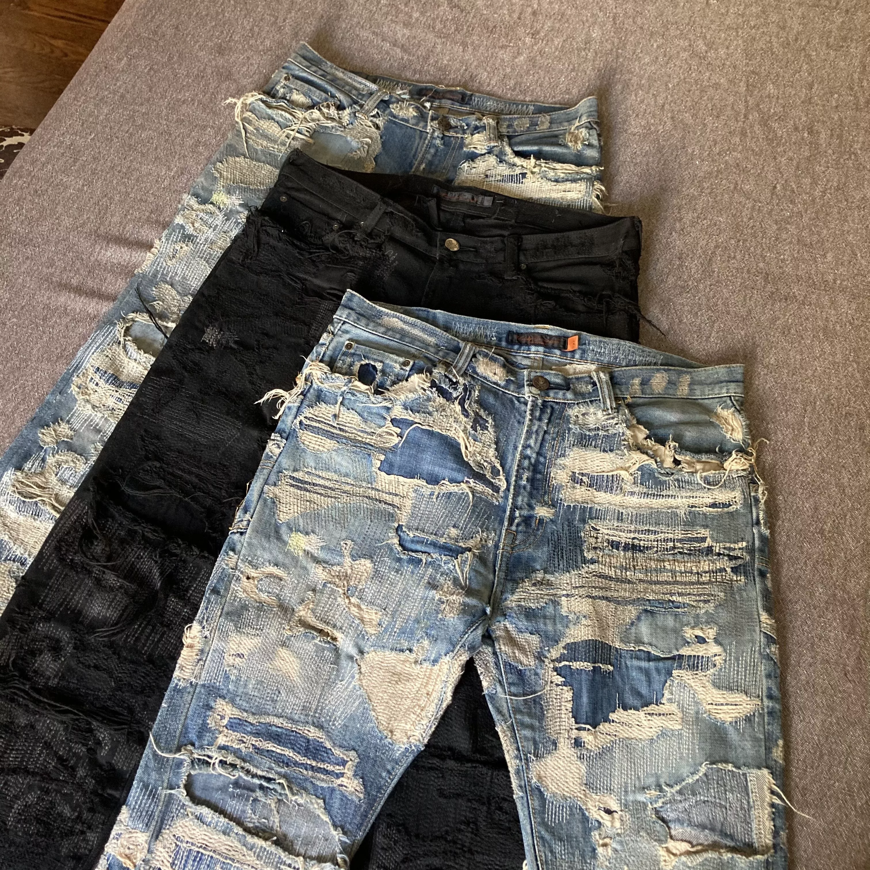 Undercover Denim Undercover 85 Jeans Blue + Black