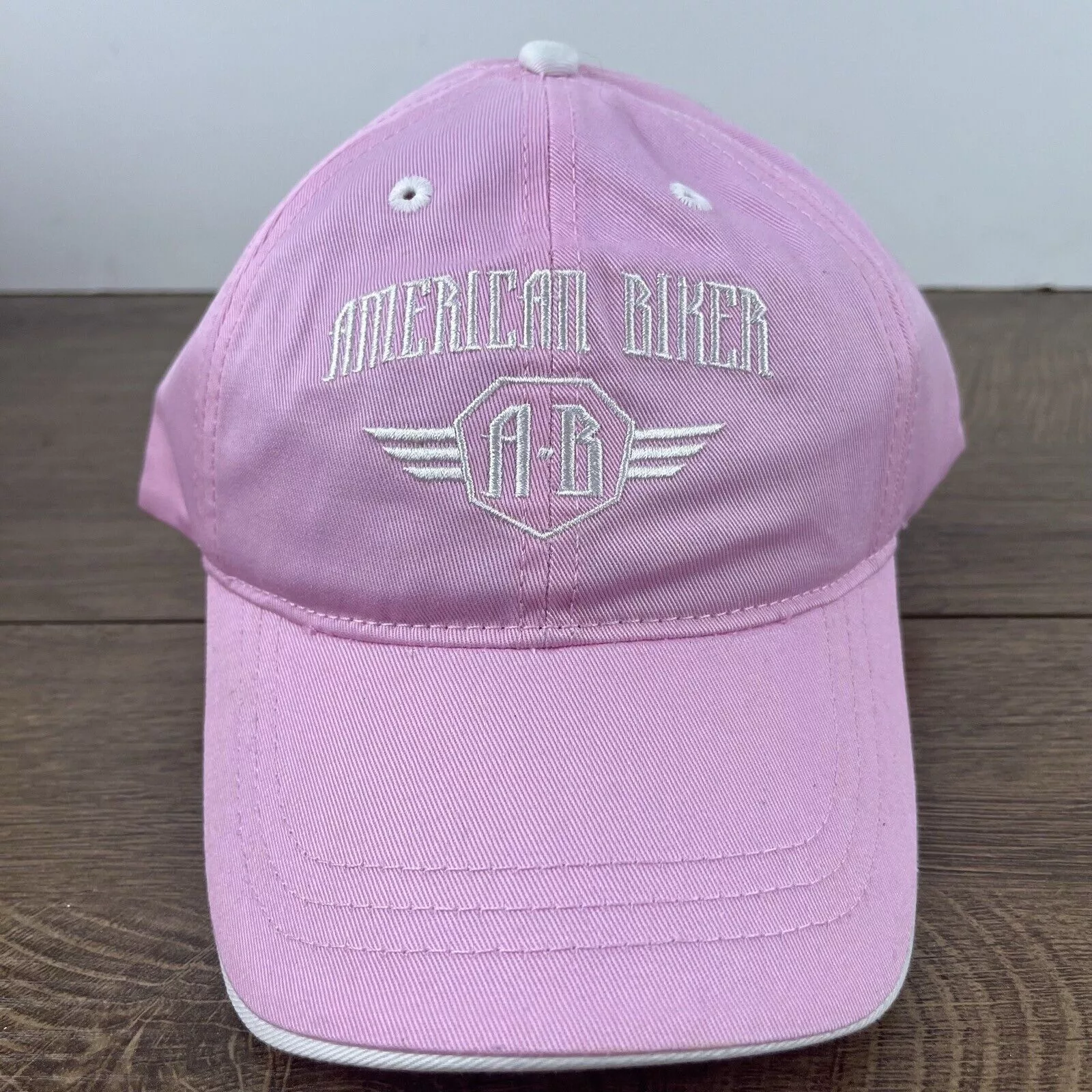 Other Hats Other American Biker Hat Motorcycle Pink Cap Adjustable Pink Adult