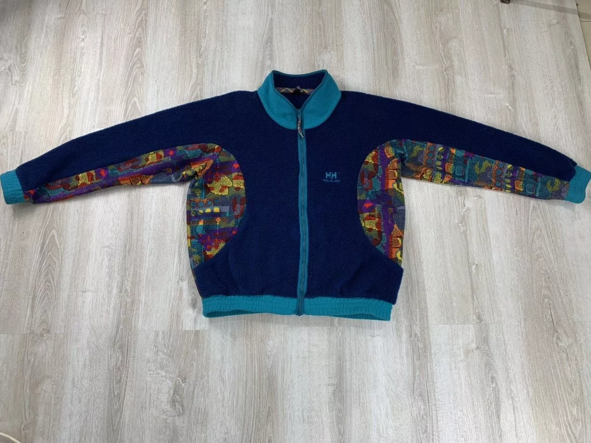 Helly Hansen Light Jackets Helly Hansen × Vintage Mens vintage fleece jacket Helly Hansen Size L Multi Streetwear
