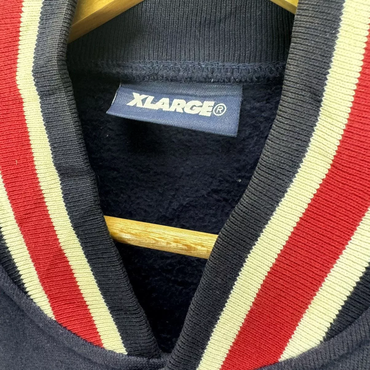 X-LARGE Light Jackets X-LARGE ☀️XLARGE VARSITY SNAP BUTTON JACKET LIKE SUPREME Blue Vintage