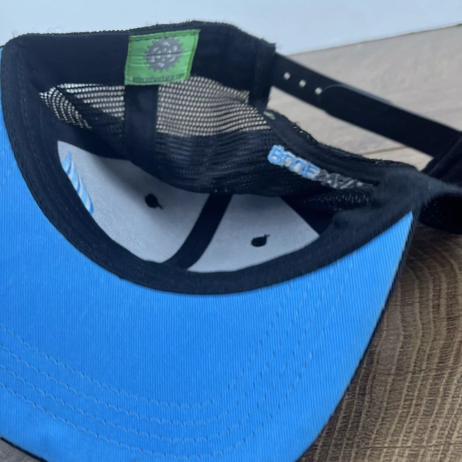 Other Hats Other Blue Wave Hat Blue Wave Adjustable Hat Black Hat Adult Fit B