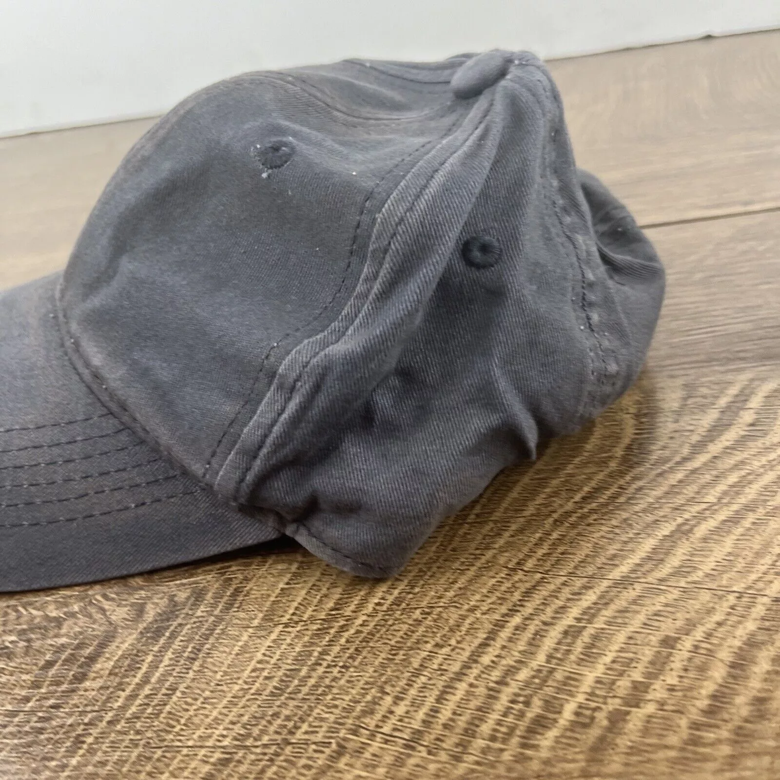 Other Hats Other Plain Gray Baseball Cap Gray Hat Adjustable Adult Size Hat C