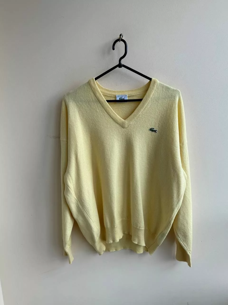 Lacoste Sweaters Knitwear Lacoste × Vintage Lacoste vintage sweater 90s Y2K yellow knitwear Avant-Garde
