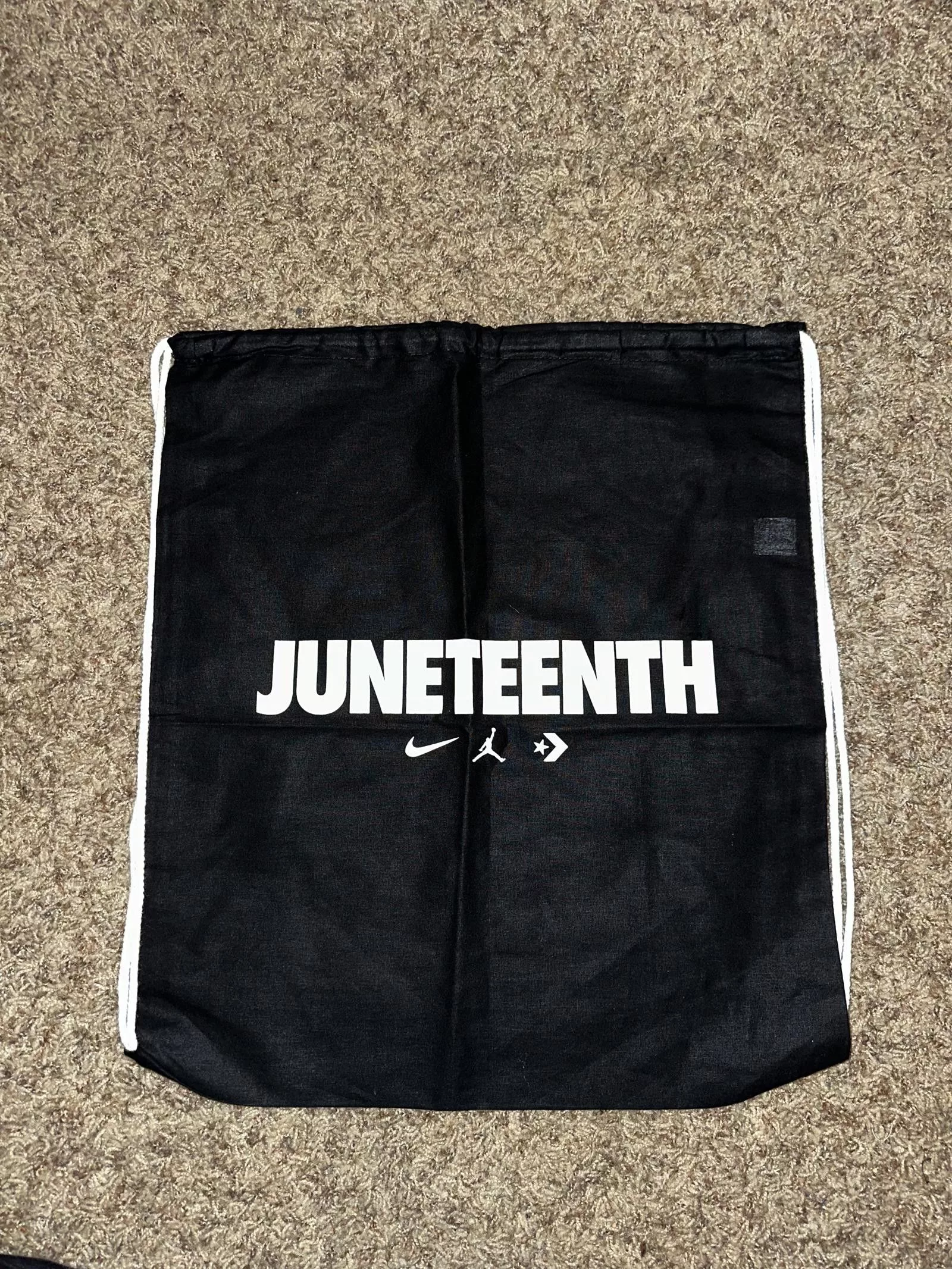 Nike Bags Luggage Nike Jordan Converse Juneteenth String Backback Black