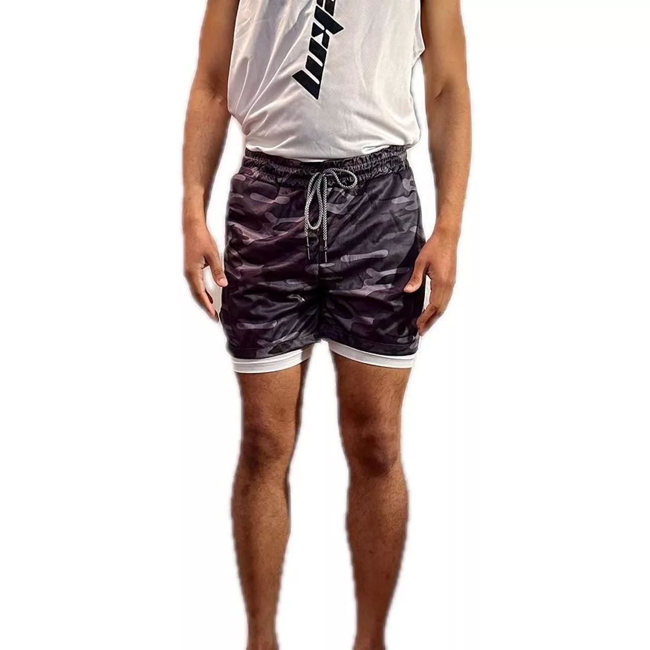 Other Shorts Other Camoflage Workout Shorts White