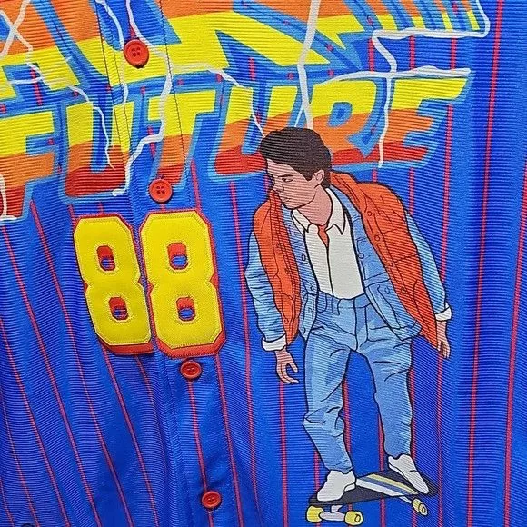 Other Jerseys Other Back to the Future Marty McFly Baseball Jersey Large Multi Sportswear