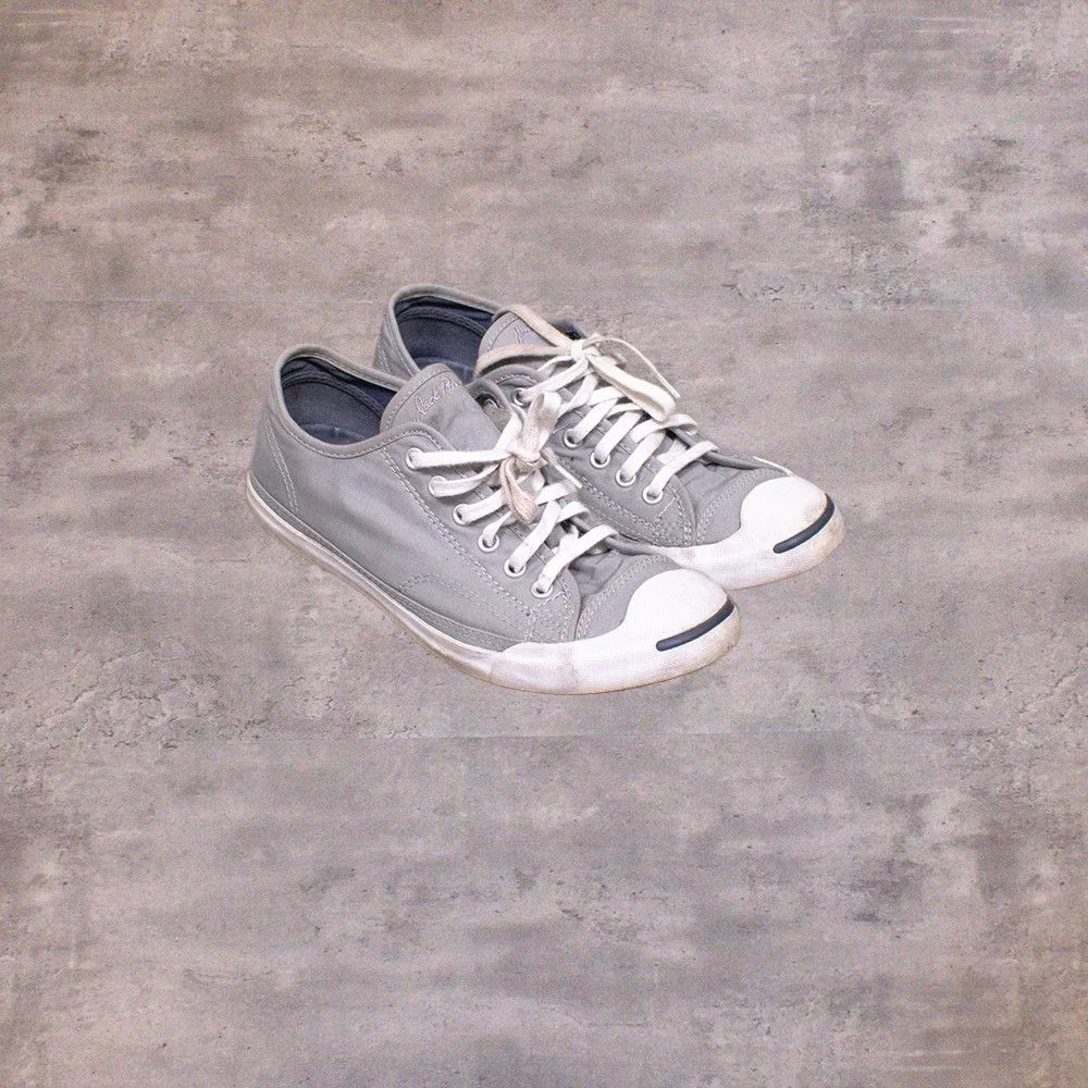 Converse Low Top Sneakers Converse Jack Parcels Low Top Grey Sneakers Gray