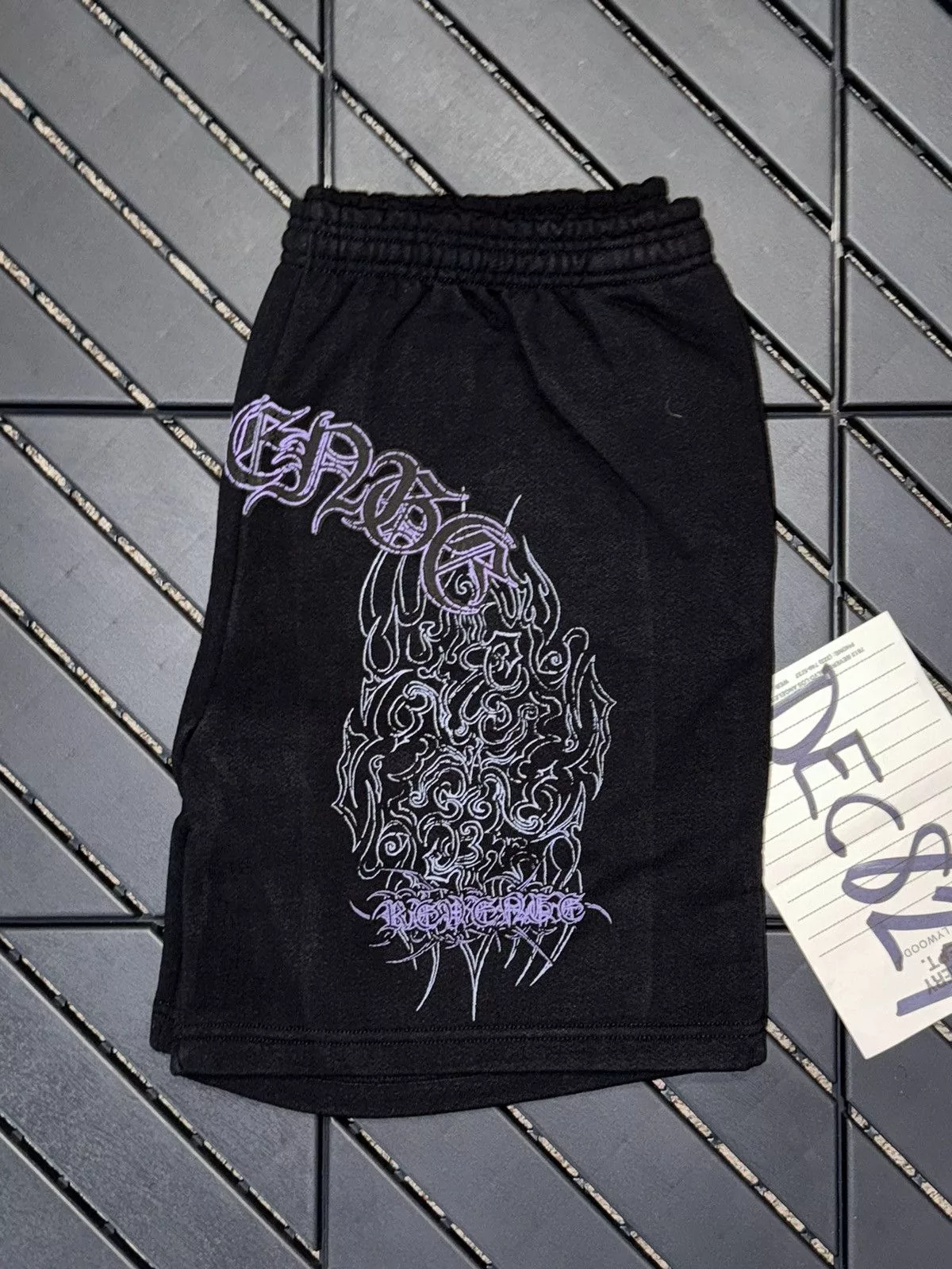 Revenge Shorts Revenge Rolling Loud Arcane Shorts Black