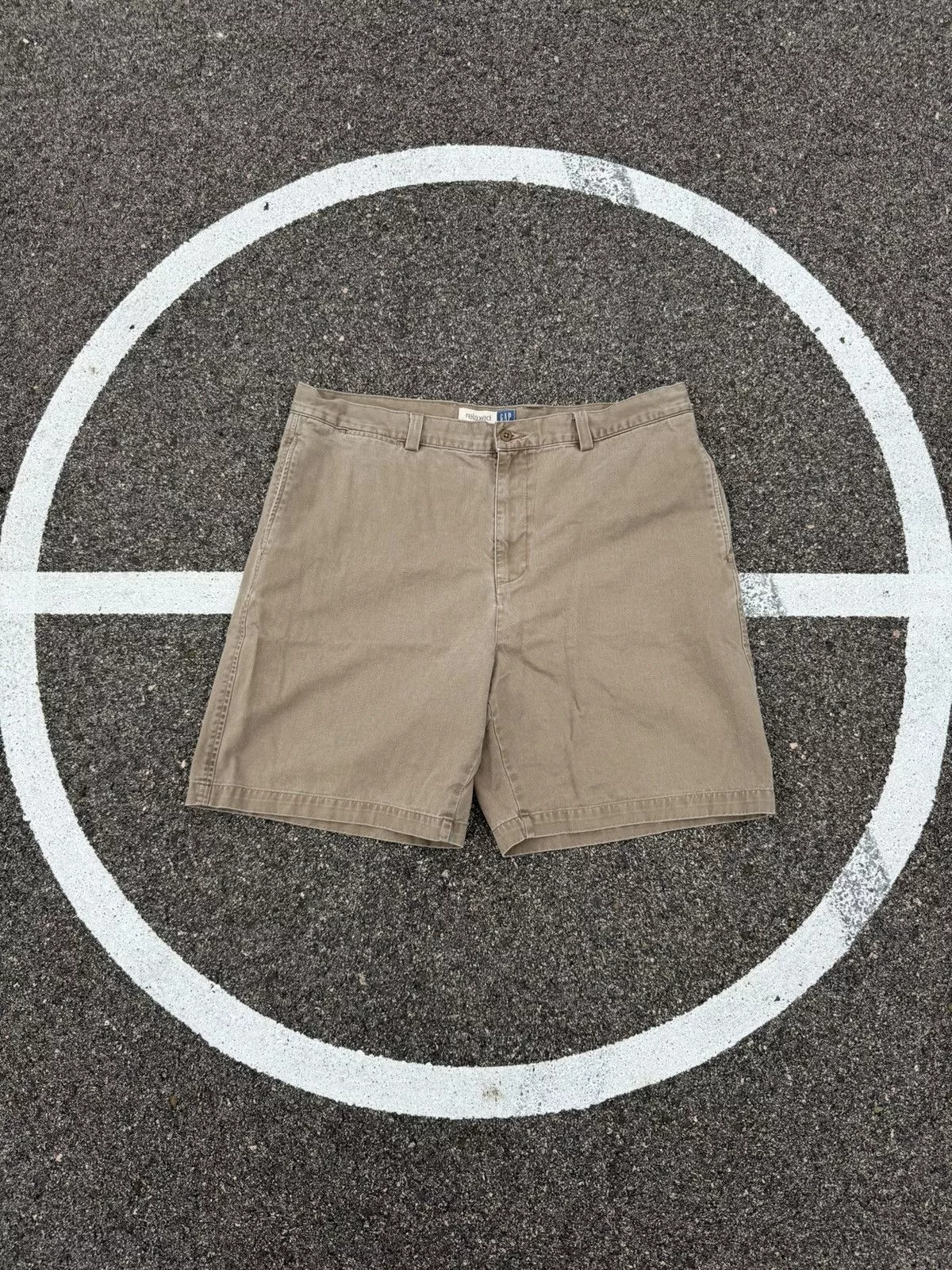Gap Shorts Gap × Jean × Vintage Vintage Gap Relaxed Fit Shorts Baggy Y2K Brown