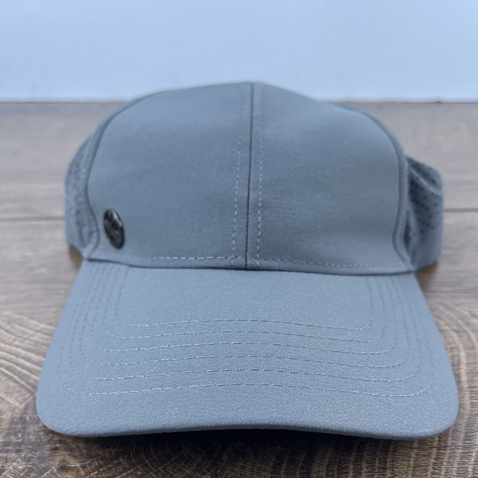 Other Hats Other Gray Athletic Hat Running Cap Hat Gray Hat Adjustable Hat Gr