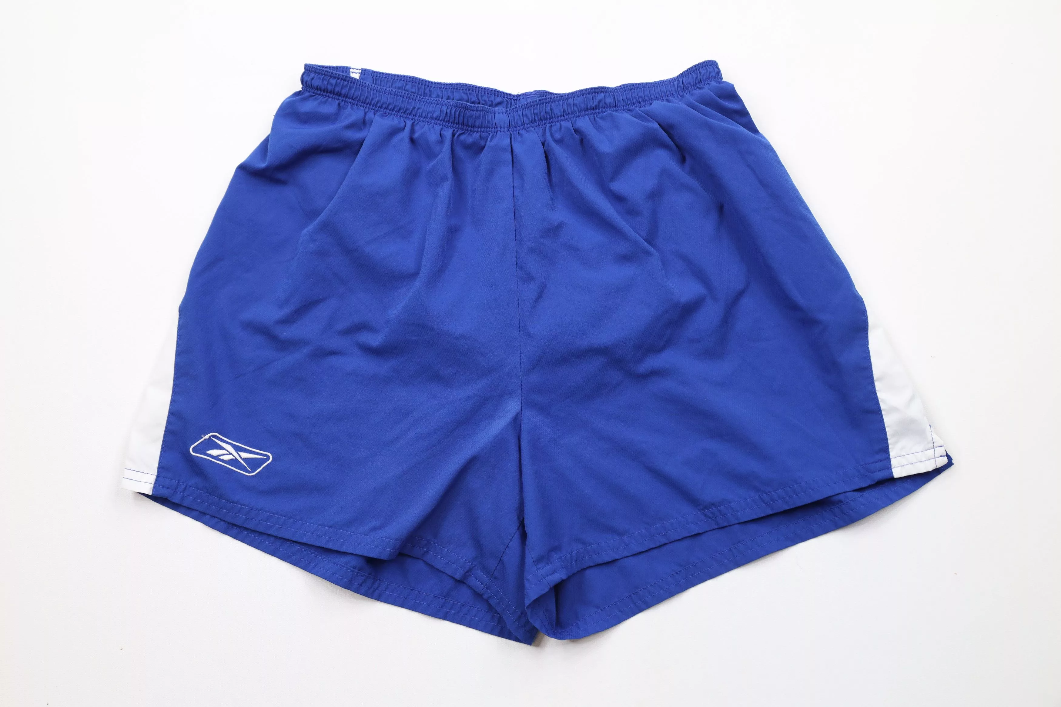 Reebok Shorts Reebok × Vintage Vintage 90s Reebok Block Lined Running Jogging Shorts Blue